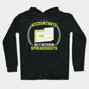 Accountants do it between spreadsheets Hoodie